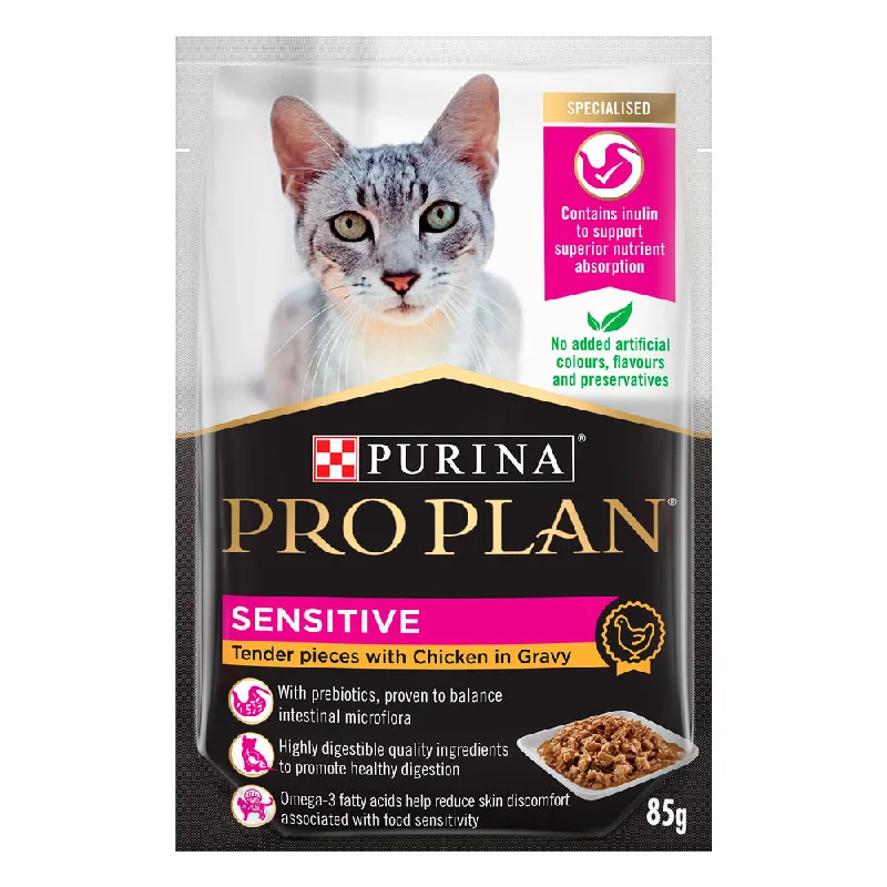 Purina Pro Plan Adult Sensitive Chicken in Gravy Wet Cat Food