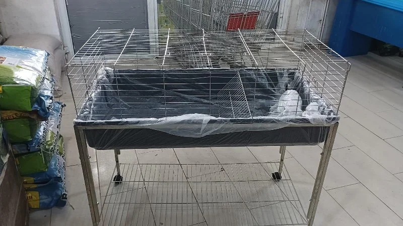 RABBITE CAGE WITH STAND SIZE 125X62X90CM