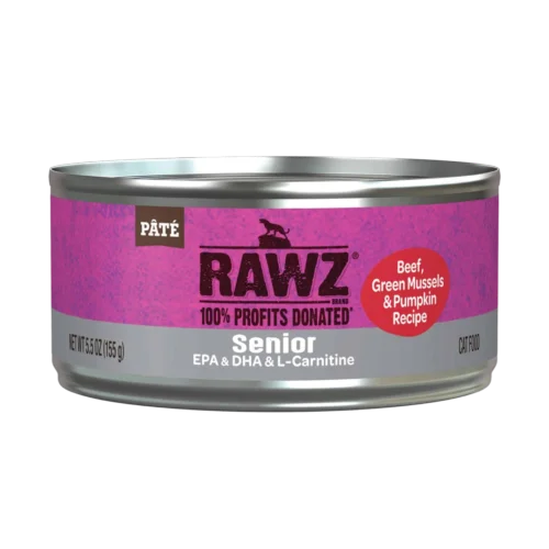 Rawz Senior Beef Green Mussels Pumpkin 156g