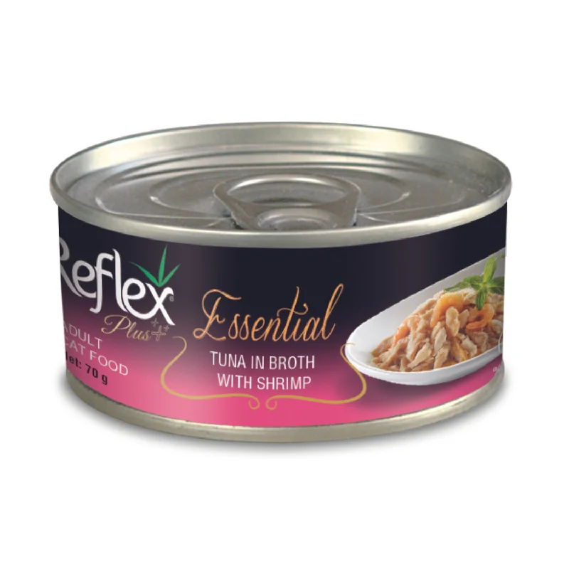 Reflex Plus Essential Tuna in Broth with Shrimp cat canned food