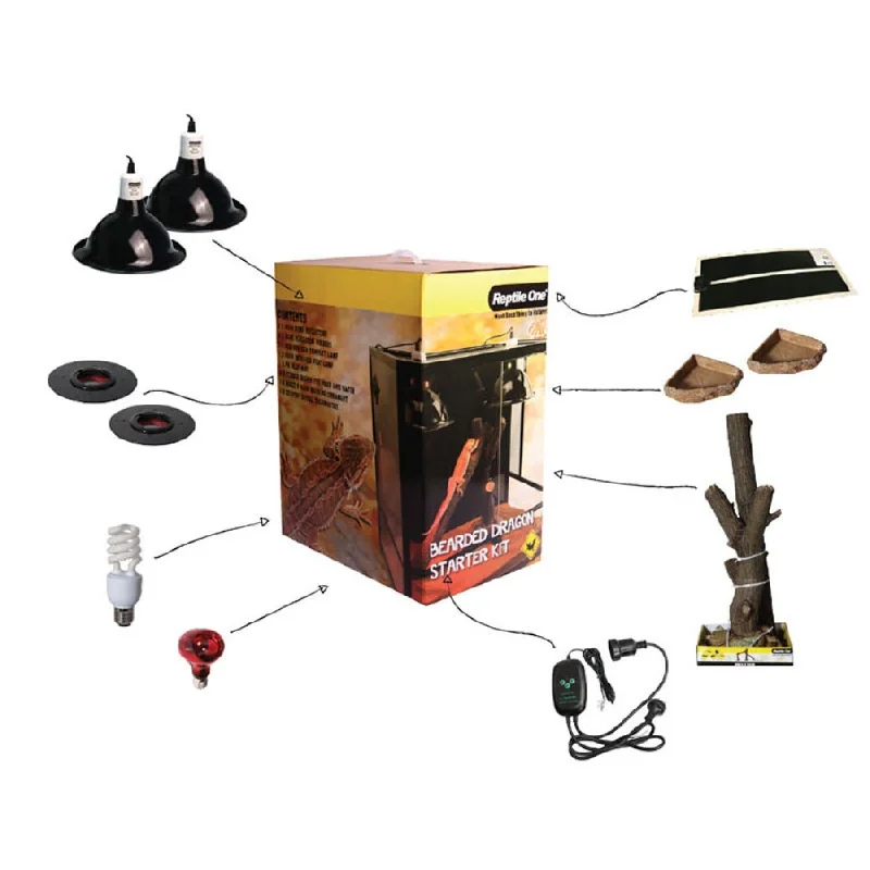 Reptile One Bearded Dragon Starter Kit Accessory Pack***