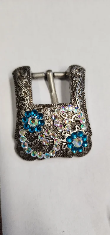 Rhinestone Buckle and Keeper Set