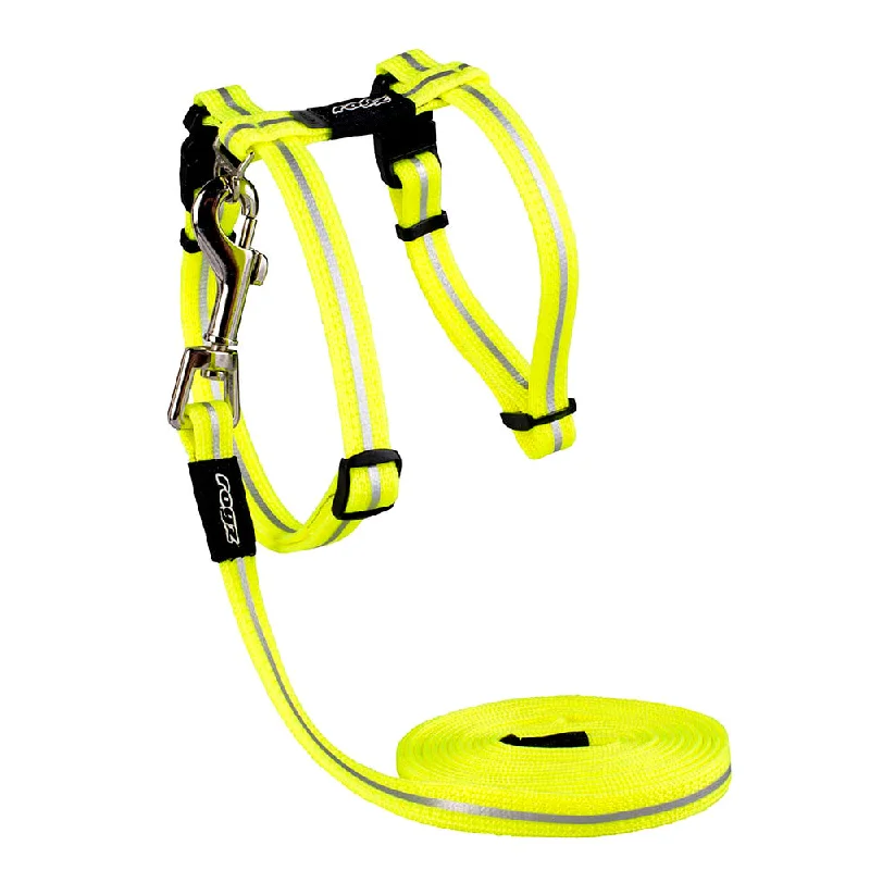 Rogz Alleycat Harness and Lead (Reflective) - Small