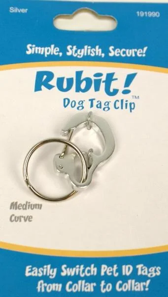 Rubit Tag Silver Medium