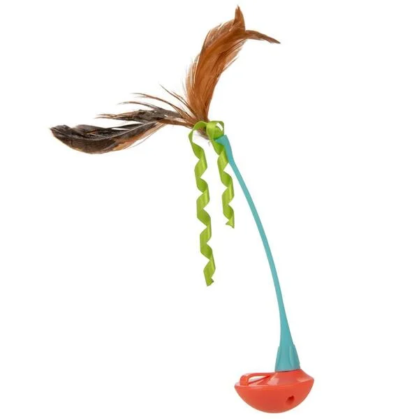 SMARTYKAT Instincts Rowdy Rocker Wand w/Feathers & Ribbons