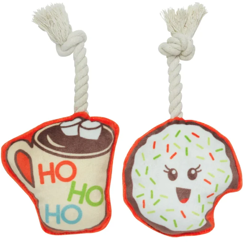 Speckle & Spot Mug & Cookie Mini Rope Dog Toys