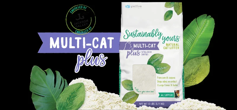 Sustainably Yours Cat Litter - Multi Cat + odor control