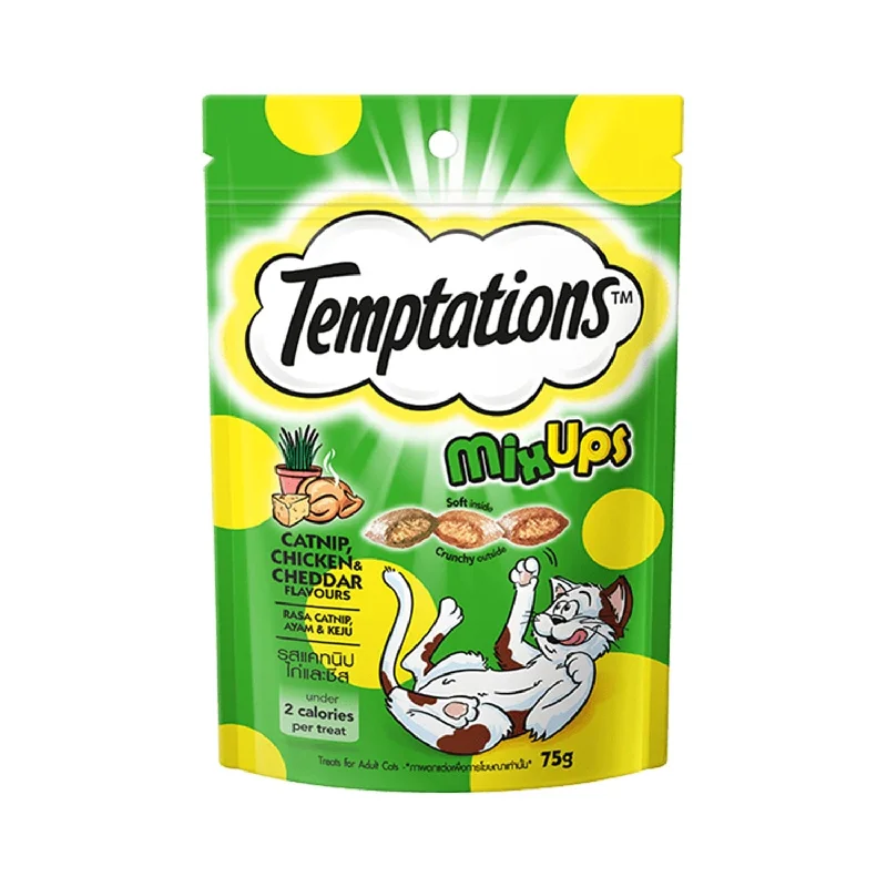 Temptations Cat Treats Mixups Catnip, Chicken and Cheddar