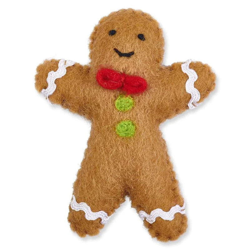 The Foggy Dog Gingerbread Man Brown Cat Toy