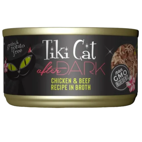 Tiki Cat After Dark Wet Cat Food - Chicken and Beef