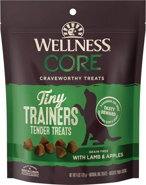 Wellness Dog Core Tiny Trainers Tender Treat Lamb GF 6oz