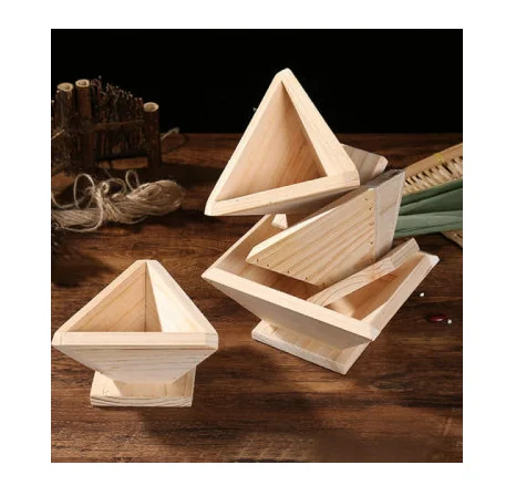 Wooden dumpling mould