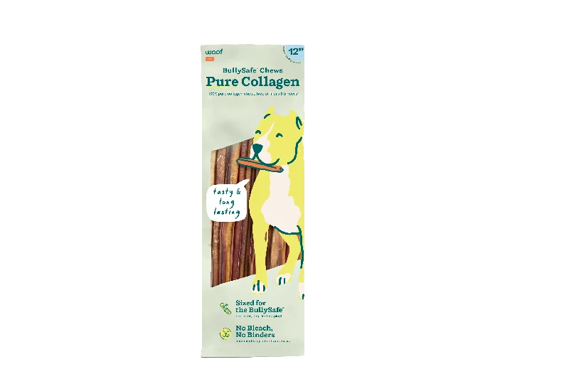 Woof Pure Collagen BullySafe 12" Chews for Dogs 10pk