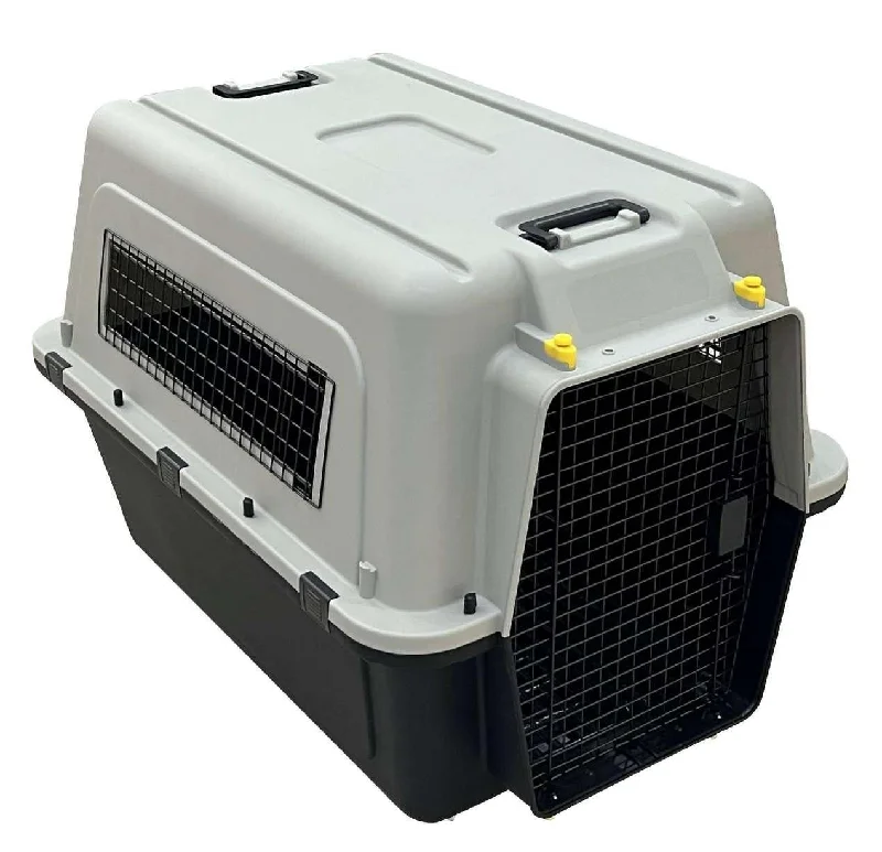 XGH-6 IATA AIRLINE APPROVED PET CARRIER  METAL WINDOW 2HANDLE/PAD/WHEELS/DUAL LOCKING SYSTEM/BOWLS SIZE 122X89X89CM