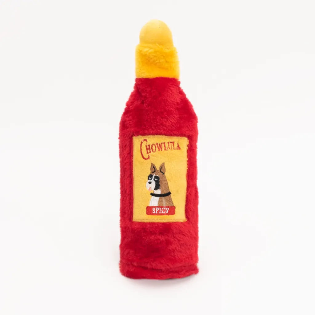 Zippy Paws Hot Sauce Crusherz Crunch & Squeak Dog Toy - Chowlula