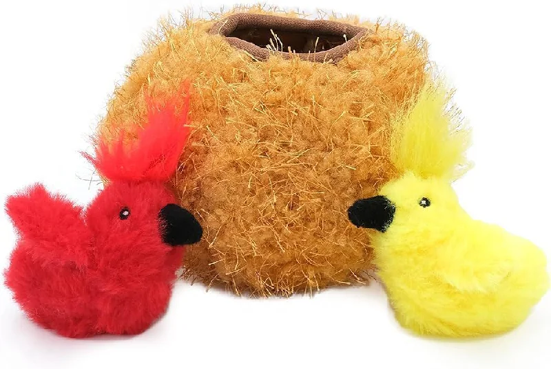 Zippy Paws ZippyClaws Burrow-Birds in Nest Cat Toy Small